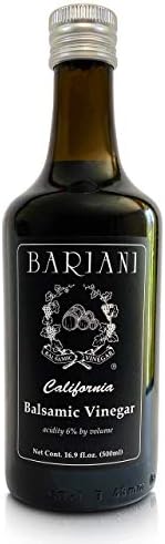 Bariani Organic Balsamic Vinegar of California 16.9 fl.oz - Natural and Semi-Sweet