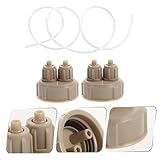 Beaupretty 3sets Fish Tank Aquarium Air Tube Ornaments Algae Treatment Reactor Bottle Caps Lids System Generator Accessories Plant Supplies - Image 6