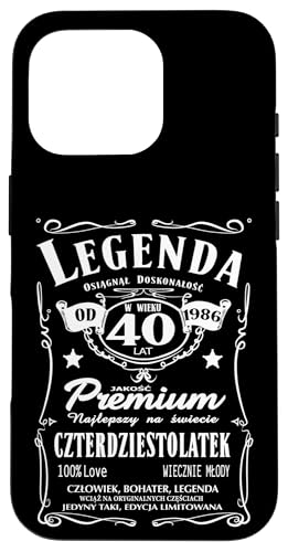 1986 40 Urodziny Polska Koszulka Urodzinowa Prezent 40 Lat �X�}�z�P�[�X iPhone 16 Pro �p