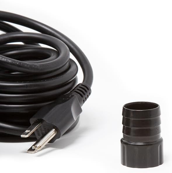 Beckett Water Pump 1250 GPH Submersible Water Pump Auto-Shutoff Pond Pump for Waterfall, Stream, Water Garden 50W 14.8 ft Max Lift