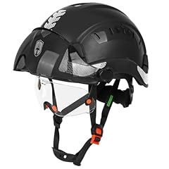 Black with Clear Glasses and Tinted Visor