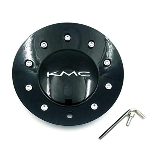 KMC Wheels KMC 677 D2 496L170 Gloss Black Center Cap