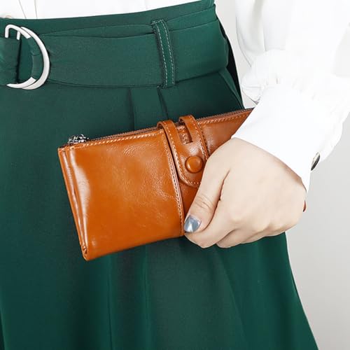 VANZACK Antique Magnets Lady Purse Vintage Wallet Rfid Blocking Women's Leatherette Wallet3