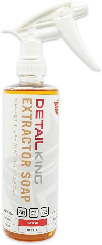 Detail King Car Interior Extractor Soap - Auto Fabric Cleaner - Gallon
