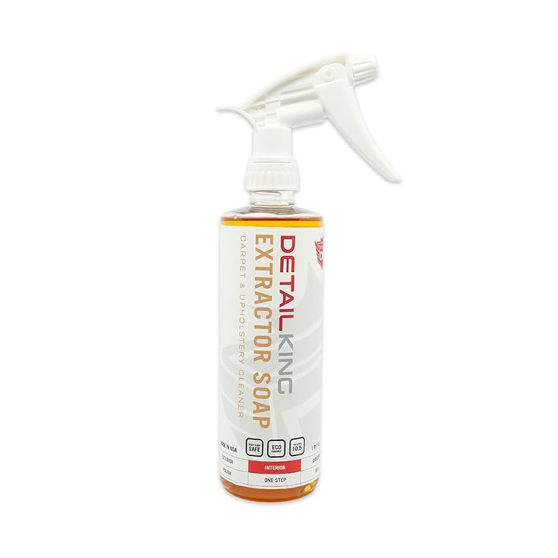Limpador de Carpetes Automotivo Detail King, Detergente Líquido Concentrado para Tecido e Carpetes, Aroma Cítrico, 480 mL