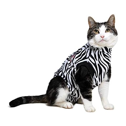 MPS Medical Pet Shirt Katze, Zebra Print, XXXS Cover