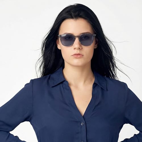 Image of John Jacobs | Polarized & UV Protection Sunglasses For Men & Women | Full Rim Round Small (Size-50) JJ S12432-C1