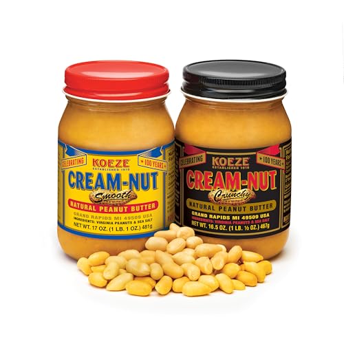 Koeze Cream-Nut Crunchy Natural Peanut Butter
