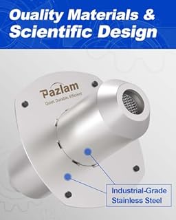 PAZLAM Generator Exhaust Extension Silencer Kit – Universal Fit for Firman, Honda, Champion & More – Heavy-Duty Stainless Steel Muffler with Flexible Pipe – Noise Reduction & Fume Venting