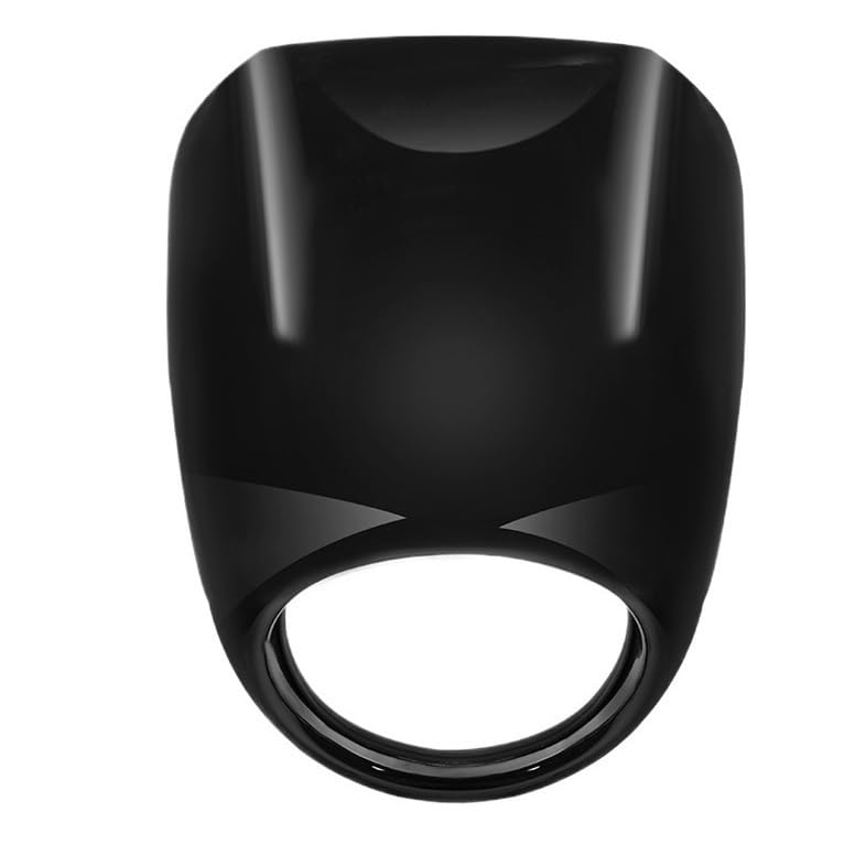 Cache de carénage phare moto avec spoiler de protection contre le vent Dyna