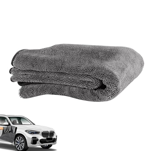 Serviettes de lavage de voiture, réutilisables, chiffons de nettoyage très absorbants, chiffon de dépoussiérage multi-usages pour véhicules et voiture, matériau doux et lisse, outil d'entretien de