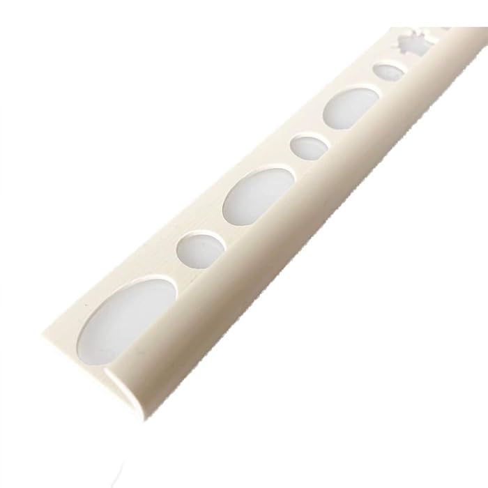 Buy Round Edge Tile Trims 8mm10mm 2.5M Plastic PVC Many Colors Sizes
