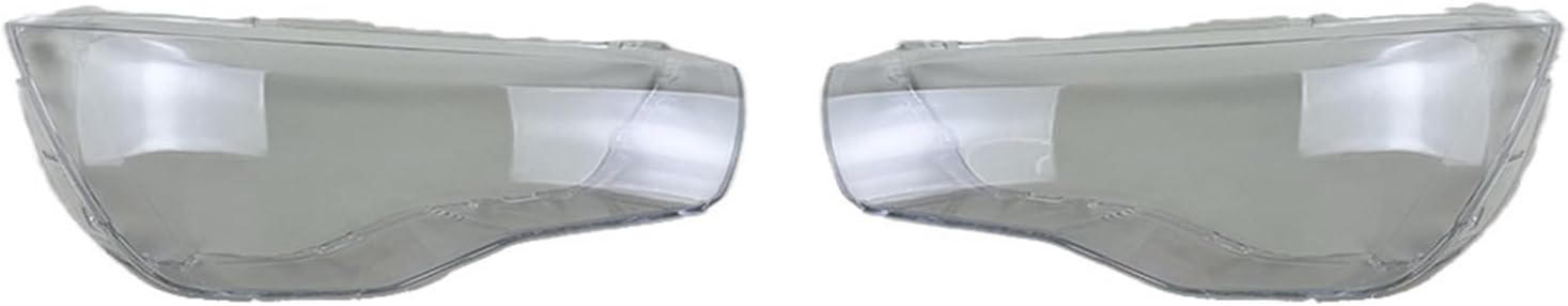 Compatible for Audi A1 2011 2012 2013 2014 Front Headlamp Cover Headlight Lens Transparent Shell Plexiglass Replace Original Lampshade(A Pair)