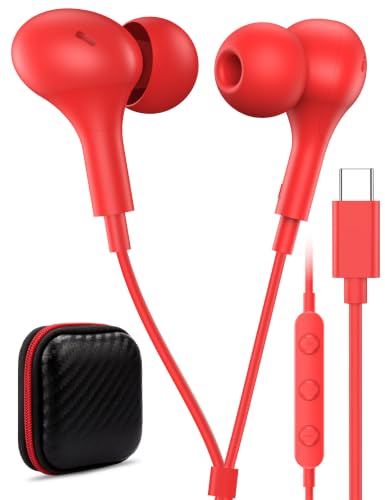 Image of USB C Headphone for Samsung S26 S25 FE S24 A16 A17 Z Wired Earbuds Magnetic