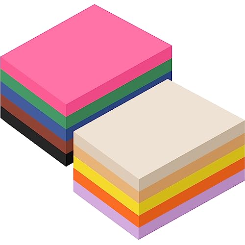 Construction Paper Colored Paper, A4 9" x 12", 1000 Sheets, Heavyweight Coloring Craft Paper for Kids Bulk School Supplies Art (Bright Color) 1 Construction-Paper-Colored-Paper-A4-9-x-12-1000-Sheets-Heavyweight-Coloring-Craft-Paper-for-Kids-Bulk-School-Supplies-Art-Bright-Color