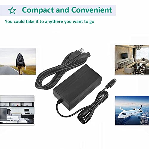 J-ZMQER 4-Pin AC/DC Adapter Charger Power Supply Compatible with D-Link DNS-323 2-Bay Enclosure PSU