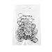 VALYRIA Stainless Steel Jewelry Findings 100pcs Open Jump Rings Connectors for Jewelry Making,14mmx1.2mm
