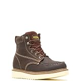 WOLVERINE mens Loader 6' Soft Toe Wedge Work Boot, Brown, 8.5 US