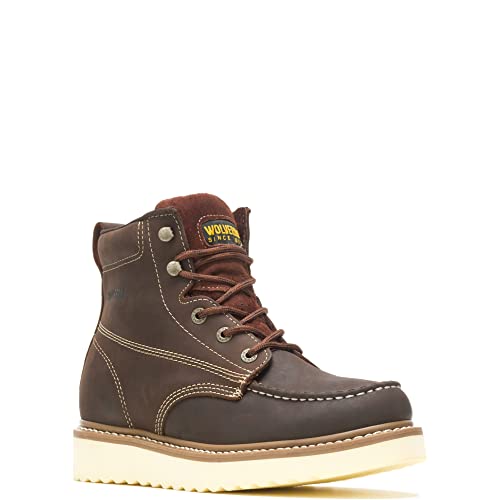 Wolverine Men's Loader 6" Soft Toe Wedge Work Boot, Brown, 11.5 X-Wide by Wolverine - Image 2