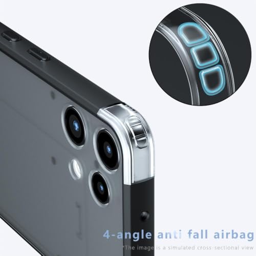 Image of Matte PC+TPU Phone Case for Nothing Phone 3A Lite, Air Bag Corner Protection, Anti-Fingerprint, Never Turns Yellow, Micro Arc Edge, Skin-Friendly Feel, Black