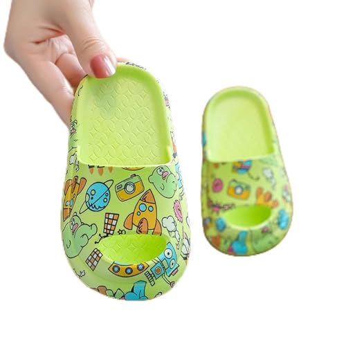 Kids Cartoon Animal Slide Sandals, Non-Slip Summer Beach Water Shoes, Boys Girls Shower Pool Slippers Lightweight Garden Slip-on Flip Flops