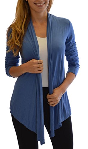 Golden Black Fashion Women's Fly Away Open Front Basic Cardigan