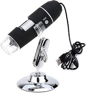 JINGOU Digital Microscope Portable USB Microscope 20x-800x Magnification 8-LED Mini Microscope Endoscope Camera