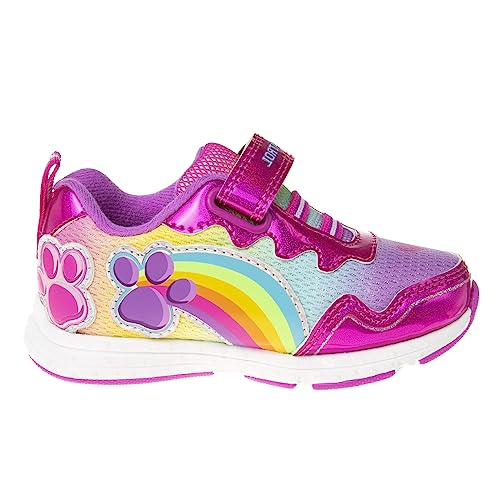 Nickelodeon Girls' Paw Patrol Sneakers - Laceless Led Light Up Shoes (Toddler/Little Kid), Size 10 Toddler, Sky Everest #TOP1