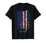 Vintage Cape Verde T-shirt Retro Cabo Verde Flag Shirt