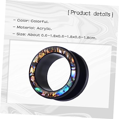 Sagers de la mode oreillettes acrylique légères pour lobes sensibles - 6