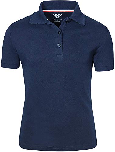 French Toast Kid Girl's 2-Pack Short Sleeve Polo Shirt School Uniform2