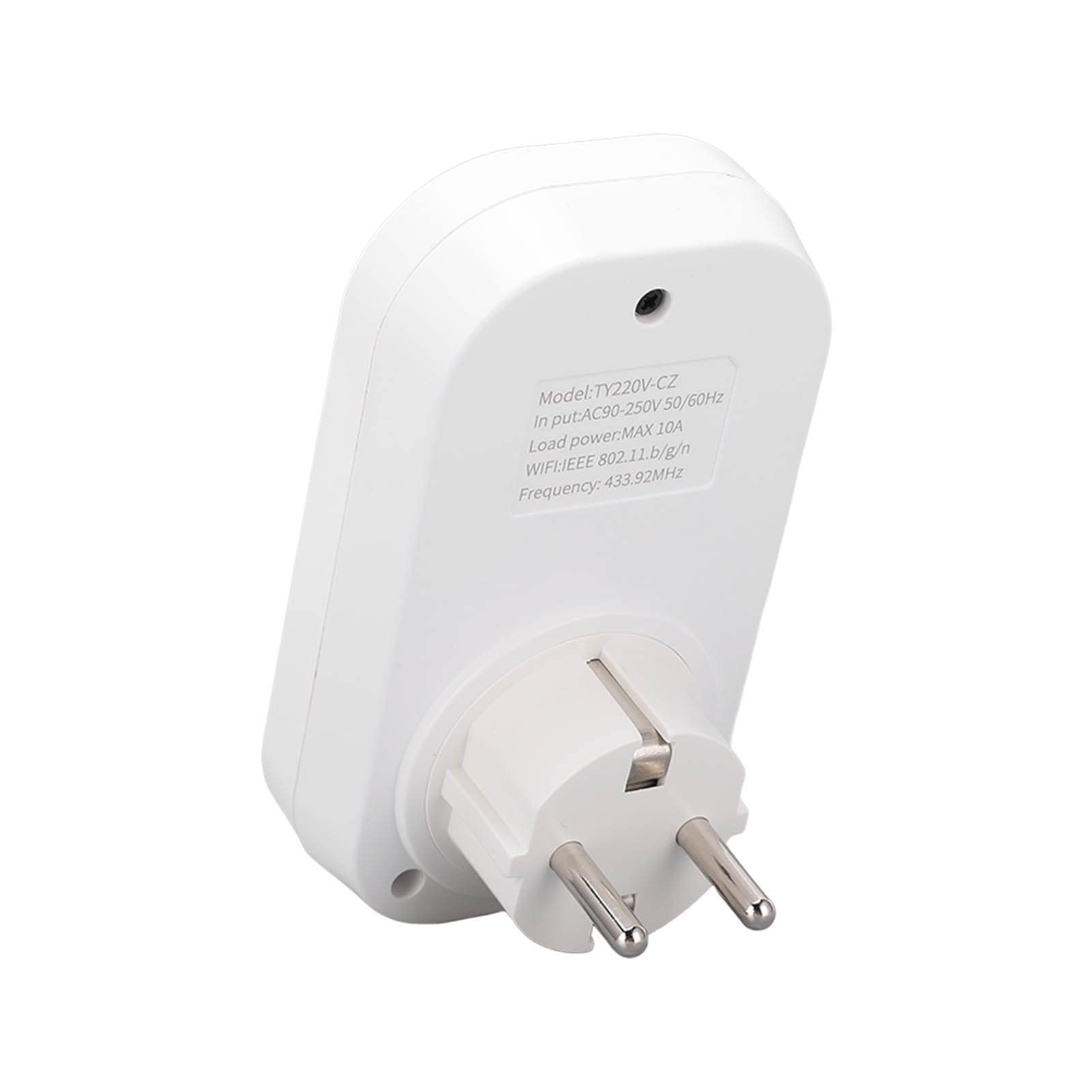 WiFi Plug, 433MHz Wireless Countdown Smart Socket -105dbm APP Remote for Tmall Genie for for Home European regulations