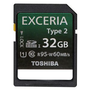 TOSHIBA SDHC UHS-I�J�[�h EXCERIA Type2 32GB (SD-GU032G2)
