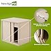New Age Pet ECOFLEX Versa Stand Storage Cabinet for Pets, 30-Inch, Durable Wood Plastic Composite, Non-Toxic, Easy Assembly, Ideal for Extra Bedding, Food, Toys, Accessories Storage, Maple Finish
