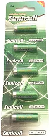 Hillflower 100 Piece 27A A27 MN27 L828 CA22 27 Card 0% Mercury 0% Hg 12V Heavy Duty Alkaline Battery