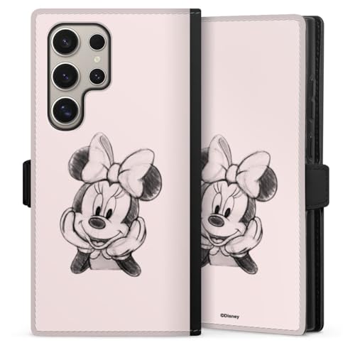 Housse cuir Minnie Mouse Samsung S24 Ultra étui de protection