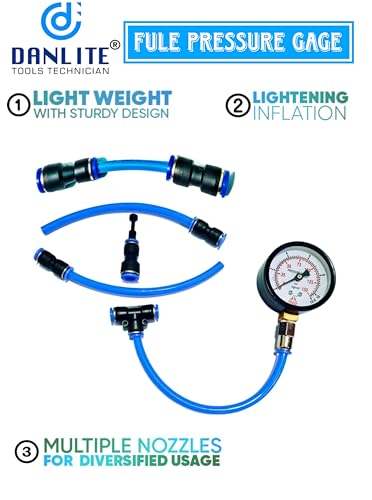 DANLITE TOOLS TECHNICIAN V519 Obd-Ii Scanner Bs6 Bs7 Bike Scanning Cable Fastest Connectivity Fule Pressure Gage Fast Connectivity Best Display Quality With DC Voltage Tester,Multicolour