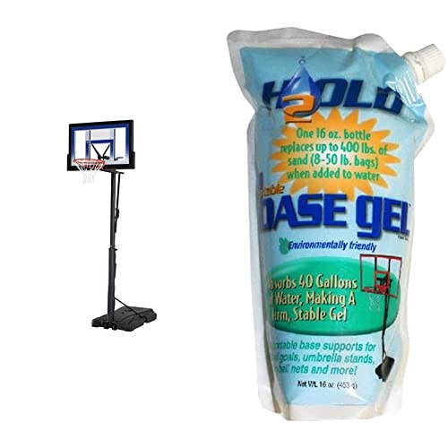 Lifetime 51550 48 Inch Portable Basketball Hoop & BaseGel Basketball Goal Portable Bases Polymer, 16-Ounce