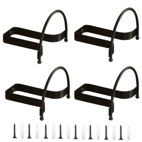 Supports de chapeau de cow-boy en métal noir : l'élégance murale pure