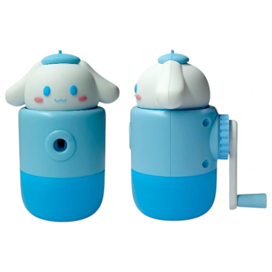 SHAKTISM DIY Cute Cartoon Pencil Sharpener – Melody & Cinamrooll Style, DIY Stickers for Kids, School & Office Use (Cinamrool Sharpener)
