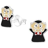 The Goldmine - 925 Sterling Silver Vampire Stud Earrings (16 Vampire 2)