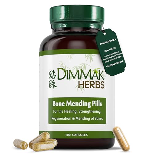 Dimmak Herbs Bone Mending Pills- Rapid Fracture & Broken Bone Healing Supplement- Advanced TCM...