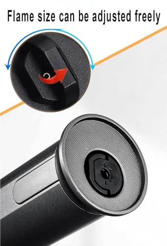 Encendedor portátil sin butano resistente al viento y cuello flexible 8