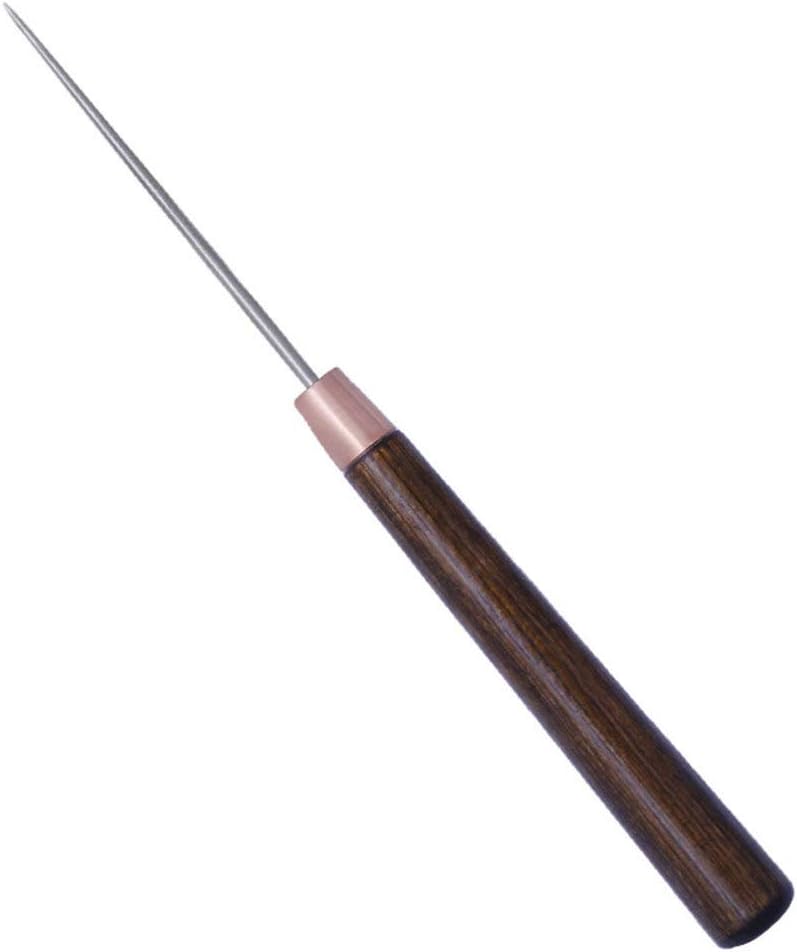 Exceart DIY Leather Craft Punching Tool Set 6pcs Sewing Awl for Handmade Projects Repairing Shoes Bags Tents Suitable for DIY Lovers