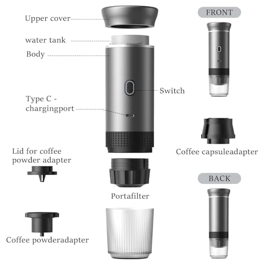 Zcyge Portable Espresso Maker for Travel