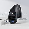 TECKNET Ergonomic Mouse, Wireless Bluetooth Vertical Mouse, 4800 DPI Optical Tracking, 6 Adjustable DPI, Quiet Clicks, 2.4GHz with USB A Receiver, 12 Months Battery, 6 Buttons, Wide Compatibility