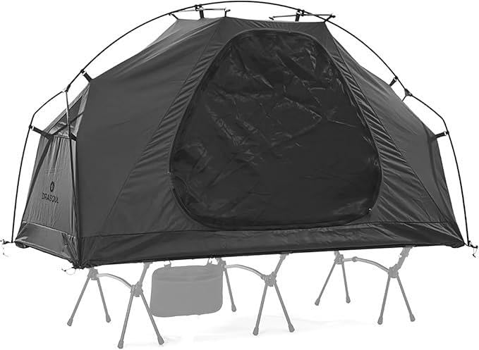 Amazon.co.jp: DRASOUL 一人用テント ブラック : おもちゃ