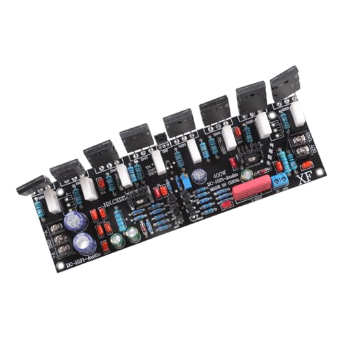 ZYHARUKO 400 W Mono-K-Endstufe mit hohem elektrischem A970 C2240-Schaltungsdesign, stabile 300-W-Ausgangsleistung für kraftvollen Bass-Sound, Mono-Verstärker