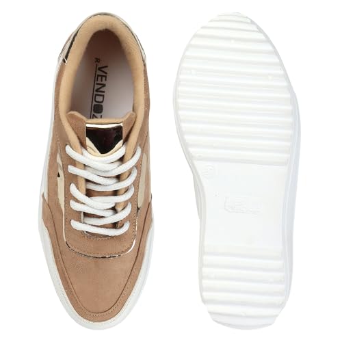 Image of Vendoz Women Casual Blue Shoes