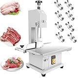 2500W Commercial Electric Meat Bandsaw, Stainless...